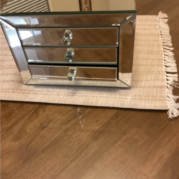 Mirrored 3 drawer chest. 9”x 7”. - Picture 4 of 4